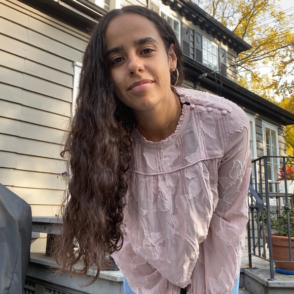 SOLD! Wilfred - Flower Patterned Blouse - Picture 1 of 6